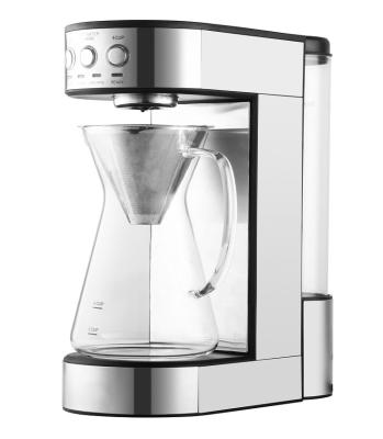 China Household 1.8L 1650W Electric Pour Over Coffee Maker With Smart Temperature And Time Settings for sale