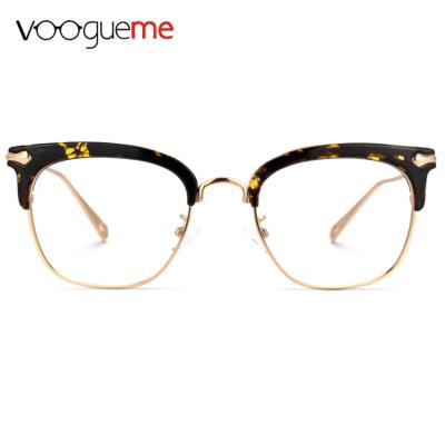 China Voogueme Fashionable Classic Design Popular Women Men Metal Frame Mix Branded Optical Glasses Frames Unisex for sale