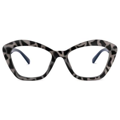 China Fashionable stocks match glasses frames plastic optical frames eyeglasses cheap mixed colors ready made for sale