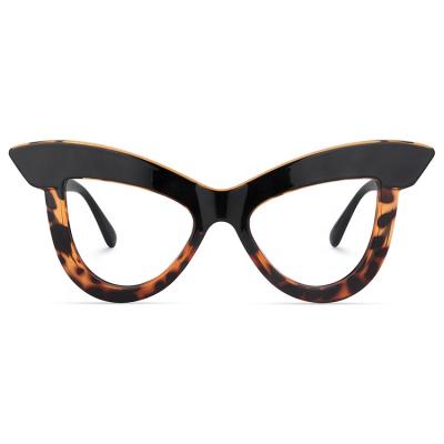 China 2021 China Factory Fashionable Eyewear Cool Color Hand-polished Bold Design TR90 Eyeglasses Frame for sale