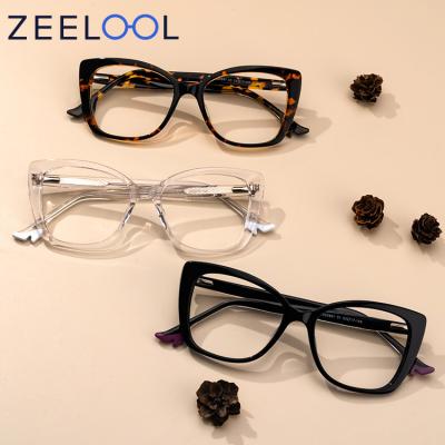 China Wholesale High Quality Trendy Voogueme Material TR90 Fashion Optical Frames Glasses For Women For Sale for sale