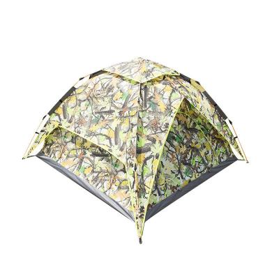 China Factory Wholesale 1-2person Camouflage Rain Straight Bracing Type Large Camping Tent for sale