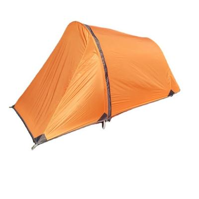 China Ultralight Tent Oxford 1-2person Straight Bracing Type Single / Double Layers Camping Aluminum Pole for sale