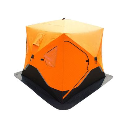 China Factory Direct Sale Outdoor 3-4 Person Extended Type Large Winter Ice Fishing Tent for sale