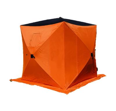 China Hot Selling Portable Type 3 Person Extended Outdoor Ice Winter Insulated Ice - 4 Fishing Tent for sale