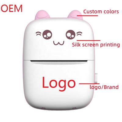 China Hot Selling ABS+PC Portable Wireless USB 200dpi Mini Printer Kids Study Wrong Question Printing Pocket Photo Printer for sale