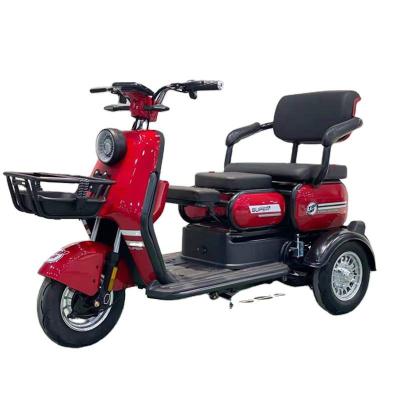 China New Three Wheel Model 48v 60v 500w 800W Electric Passenger Tricycle Truck Electric Bike for sale