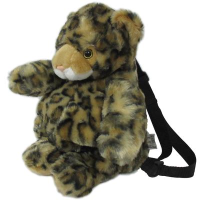 China Custom stuffed plush backpack plush toy animal leopard stuffed backpack for kidselephant stuffed toy for sale