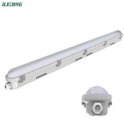 China Oppervlakte Mount Tri-proof Light 5FT 24W Industrial LED Vapor Tight Fixture met CRI Ra 80 Te koop