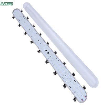 China 65W Led Workshop Light Met Beweging Sensor PC geglazuurd Cover Tri-proof Vapor Tight Light Te koop