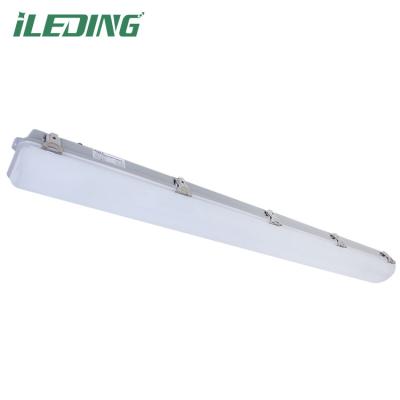 China Energie 5000K CCT Bewegingssensor Tri proof LED Damp Tight Garage Light Fixture 130lm/w Lichtefficiëntie Te koop