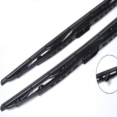 China Free Samples 2022 Spring Steel And Natural Rubber Frame Wiper Blade Universal In Type Premium Wiper Metal Car for sale