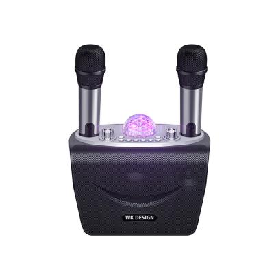 China Wireless Portable Waterproof Karaoke Stereo Sound Mic Speaker Sem. LV with led for sale