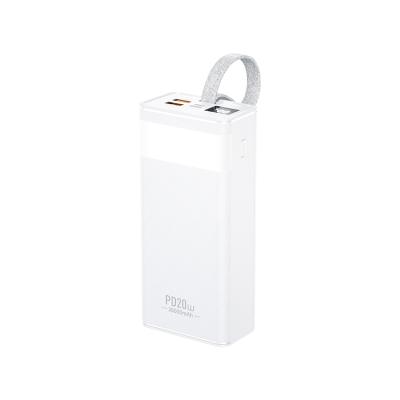 China Easy Fast Charging Carry Wk Portable Cell Phone High Capacity 30000mAh Mini Power Bank Charger. by WEKOME for sale