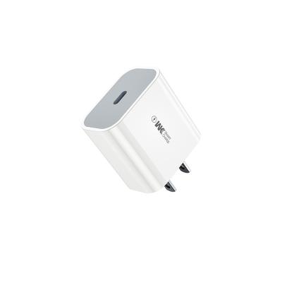 China UniversalÂ   Custom UK Apple Usb C PD 20w Wall Charger Cube Quick Adapter Wk EU Plug. USA with cable for sale