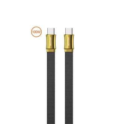 China Fast Charging Flat Usb C C 100W Wk High Speed ​​Data Syncing. WEKOME speed fast charging cable for phone for sale