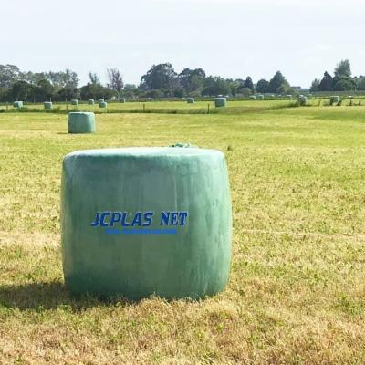 China Moisture Proof Premium Quality LDPE Bale Wrap Silage Fodder Plastic White Film For Hay Packing for sale