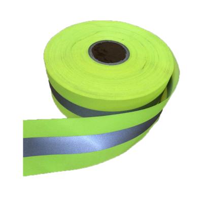 China Hot Selling High Elastic Safety Visible Luminous Elastic Waist Belt With Reflective Tape for sale