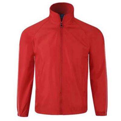 China QUICK DRY Red Winter Safety Reflect Work Jacket Stitchwork Embroidery Safety Jacket With Reflect for sale