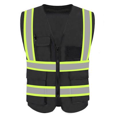 China Custom Fire Rescue Boat XL Safety Vest Reflect Airport Safety Reflex Vest for sale