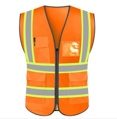 China New Design Custom Price High Quality OEM Safety Reflective Vest With Custom Logo for sale