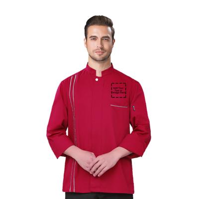 China Chef Uniform Professional Good Quality Chef Jackets Restaurant Cook Uniform Design Chef Coat Classic Coat for sale