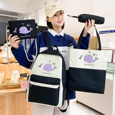 China 2021 INS Hot Sales Fashion Backpack Set HH017 for sale