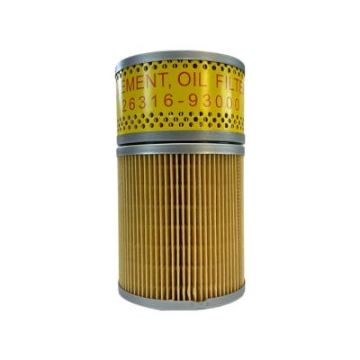 China Auto Engine Parts Truck Engine Parts High Quality Oil Filter 26316-93000 for sale