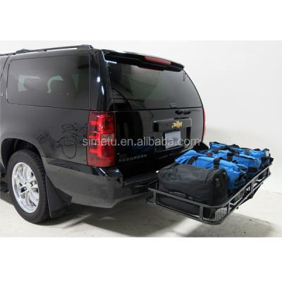 China SIMETU WCP-100 Folding Hitch Rack Cargo Carrier 500 Pounds 61-1/2