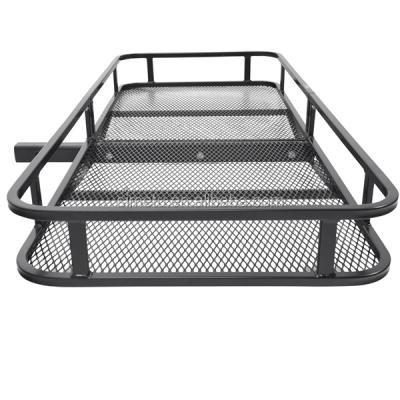 China Truck Receiver Hitch Mounted Cargo Carrier Rack Traile Luggage 500 Pound for sale