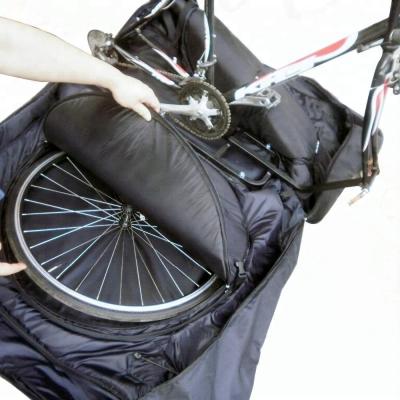 China Travel Soft Road Bikes Travel Case Carry Bag Wheel Carry Bag Bicycle for sale