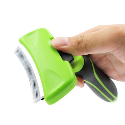 China Dropshipping Viable Dog Cat Rake Hair Removal Bru Edge Balance Tool Comb Cat And Dog Hair Removal Household Cleaning Pet Hair Removal Comb for sale