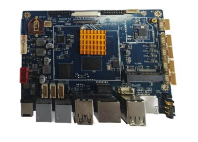 중국 자동 스위치 기능 안드로이드 메인보드 이더넷 100 MHZ EMMC 16G / 32G / 64G 판매용