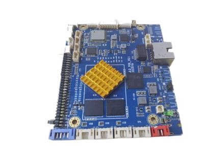 China POS Machine Quad Core Motherboard RK 3288 Cortex A17 Processor LVDS Dual Ethernet 100mm*80mm for sale