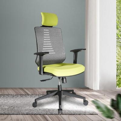 China Household Adjustable Staff Chair (Headrest) Adjustable Mesh Household Rotating Bow Backrest Computer Single Chair (Headrest) for sale