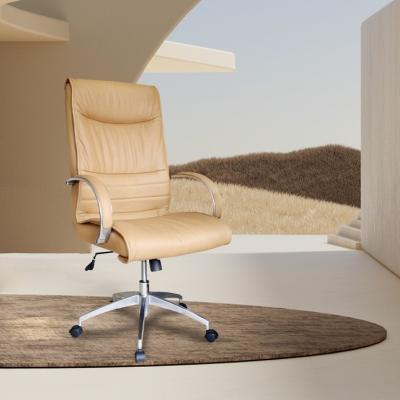 China (Height)Adjustable Office Furniture Leather Chair With Wide Backrest Boss Chair Staff Office Computer Chair for sale