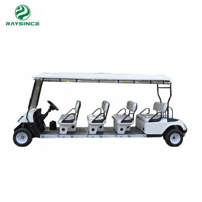 China hot sale 4 wheels 8 seats luxury electric golf cart 2021 electric utility vehicle with vehicle-mounted Cup Holder for sale