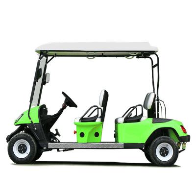 China 60V battery operated 4 seats electric golf carts for Golf Course street legal electric golf carts for sale