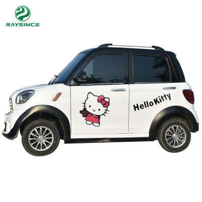 China New Energy Electric Adult Car 4 doors electric car mini with Aluminium wheel hub economic electric cars for sale