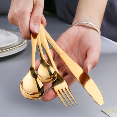 China Viable Wholesale Hotel Restaurant Steel Flatware Set Metal Cutlery Kids Cutlery Set 430 Stainless Steel for sale