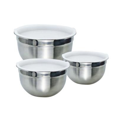 China Viable Multifunctional Mixing Bowls Stainless Steel Mixing Bowl Stainless Steel Mixing Bowls with Lids for Kitchen for sale