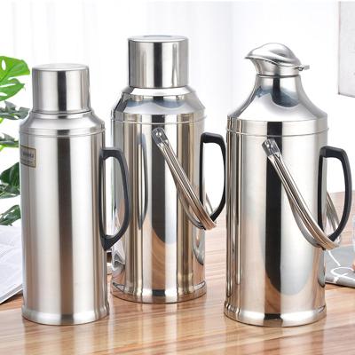 China Hot Sale Stainless Steel Liner Thermos Teapot Water Bottle Metal Viable Enclosing Glass Vacuum Flask for sale