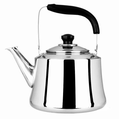 China Sustainable Stove Top Teapot Kettle Stainless Steel Teapot With Flat Bottom Whistling Kettle for sale