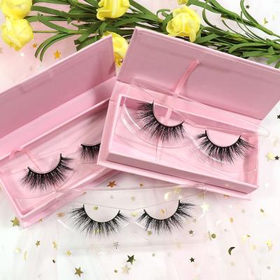 China Long Natural Custom Own Brand 3D Mink False Eye Lash Set Wholesale 100% Handmade Vegan 25MM 3D Mink Eyelashes Fake for sale