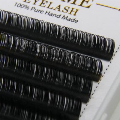 China Wholesale Custom Long Natural Clean Different Brand Cashmere Premium Silk Fluffy Single Strands Eyelash Extensions for sale