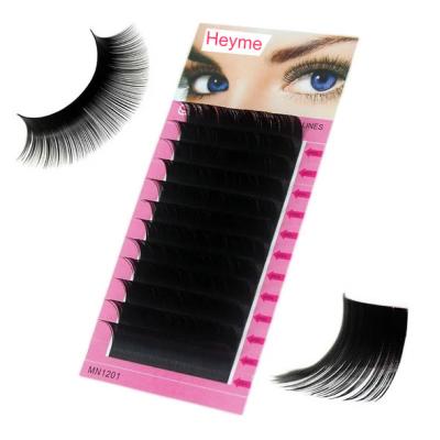 China Long Volume Eyelash Extension 0.03MM Natural Black Soft Natural Easy Fan Lashes Different Eyelash Extensions for sale