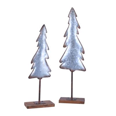 China Custom Metal Iron Size And Design Iron Christmas Tree Christmas Decoration for sale