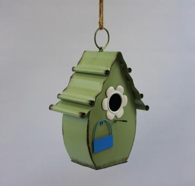 China New Arrival Traditional Metal Bird Nest Custom Manufacture Metal Bird Nest Box Wholesale Hanging Decorative Aviary for sale