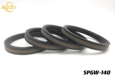 중국 굴삭기 공기압실린더 피스톤 밀봉, SPGW 140 단동식 피스톤 밀봉 PTFE NBR 판매용