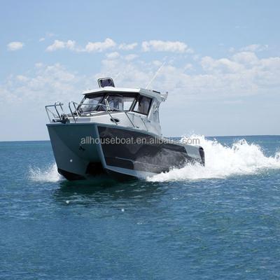 China Modern Aluminum Offshore 11m Cabin Craft Sport Catamaran Motorboat For Water Sports for sale